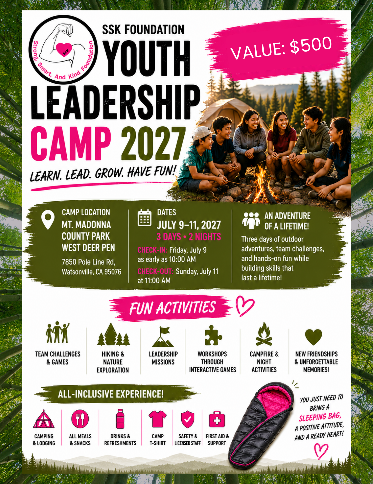 18-Strong, Smart & Kind Foundation Youth Leadership Camp Scholarships.png