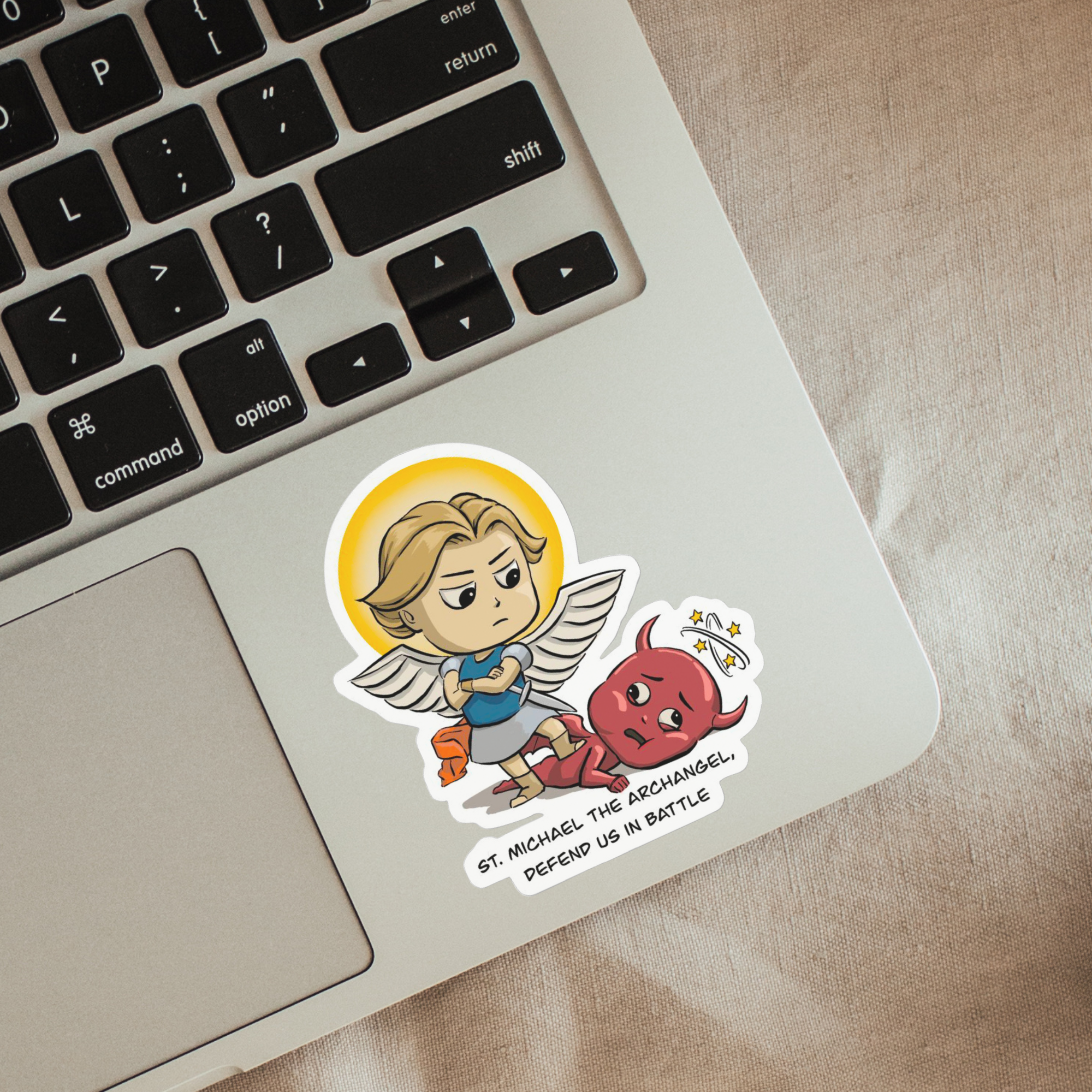 St. Michael the Archangel Sticker — GAUDIUM STUDIO