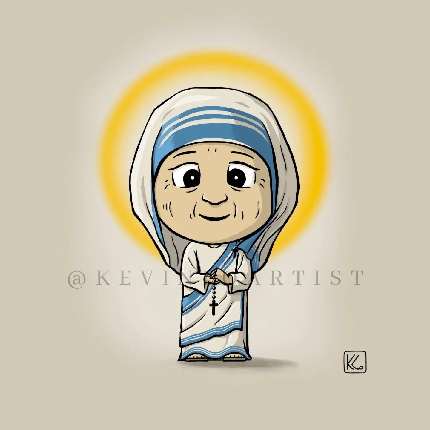 Happy feast of St. Teresa of Calcutta!

St. Teresa of Calcutta, founder of the Missionaries of Charity, dedicated her life to quenching Jesus' thirst for souls by serving the poor and sick in Calcutta's sums with immense love. Let us strive to follow