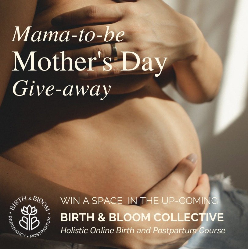 Hey everyone! 🌸 With Mother&rsquo;s Day around the corner, I'm excited to share a special give-away for the mamas-to-be!

🎉 Win 1 of 2 spaces in the Birth &amp; Bloom Collective! 🎉 

Birth &amp; Bloom Collective is a holistic online course designe