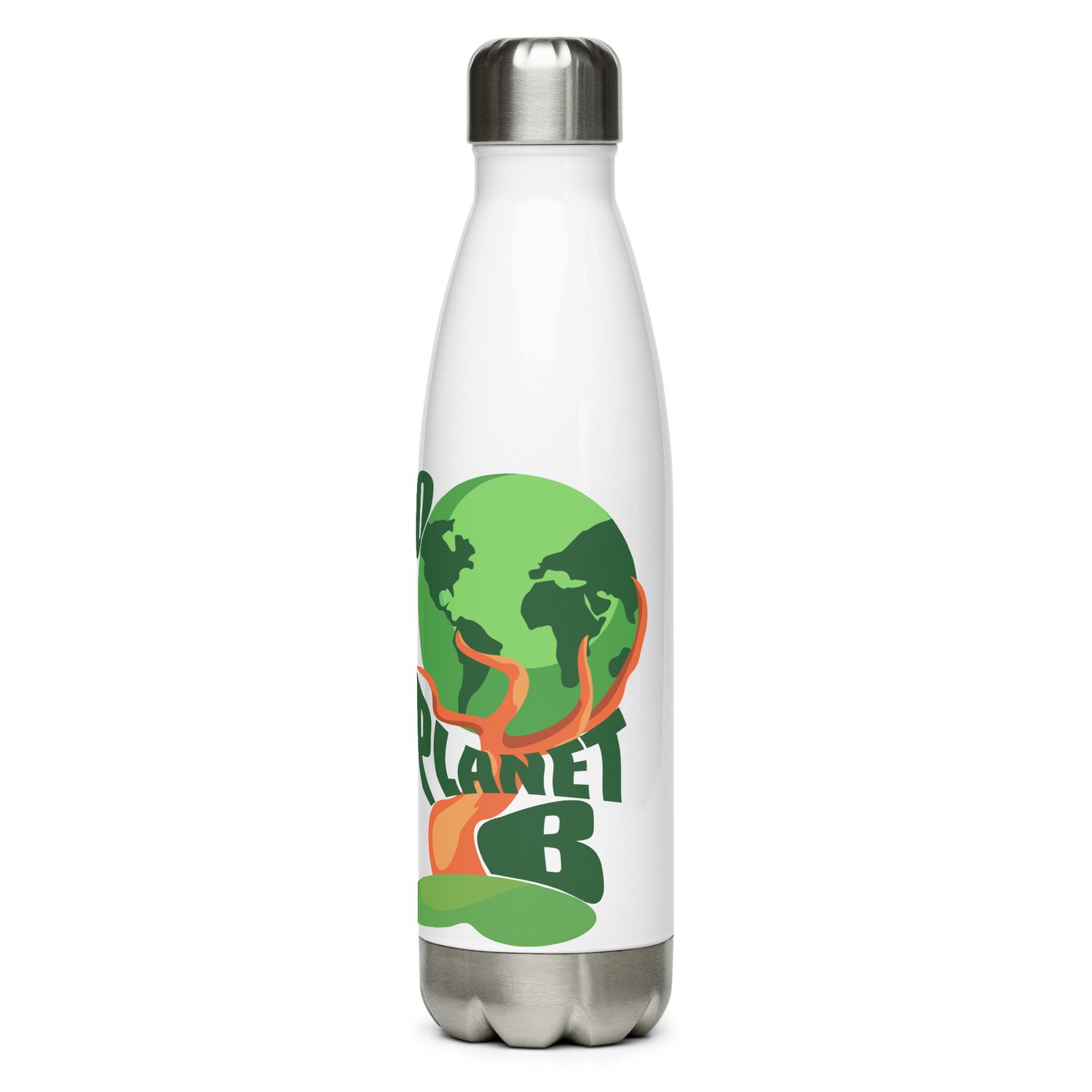 No Planet B Reusable Stainless Steel Water Bottle — Conservation