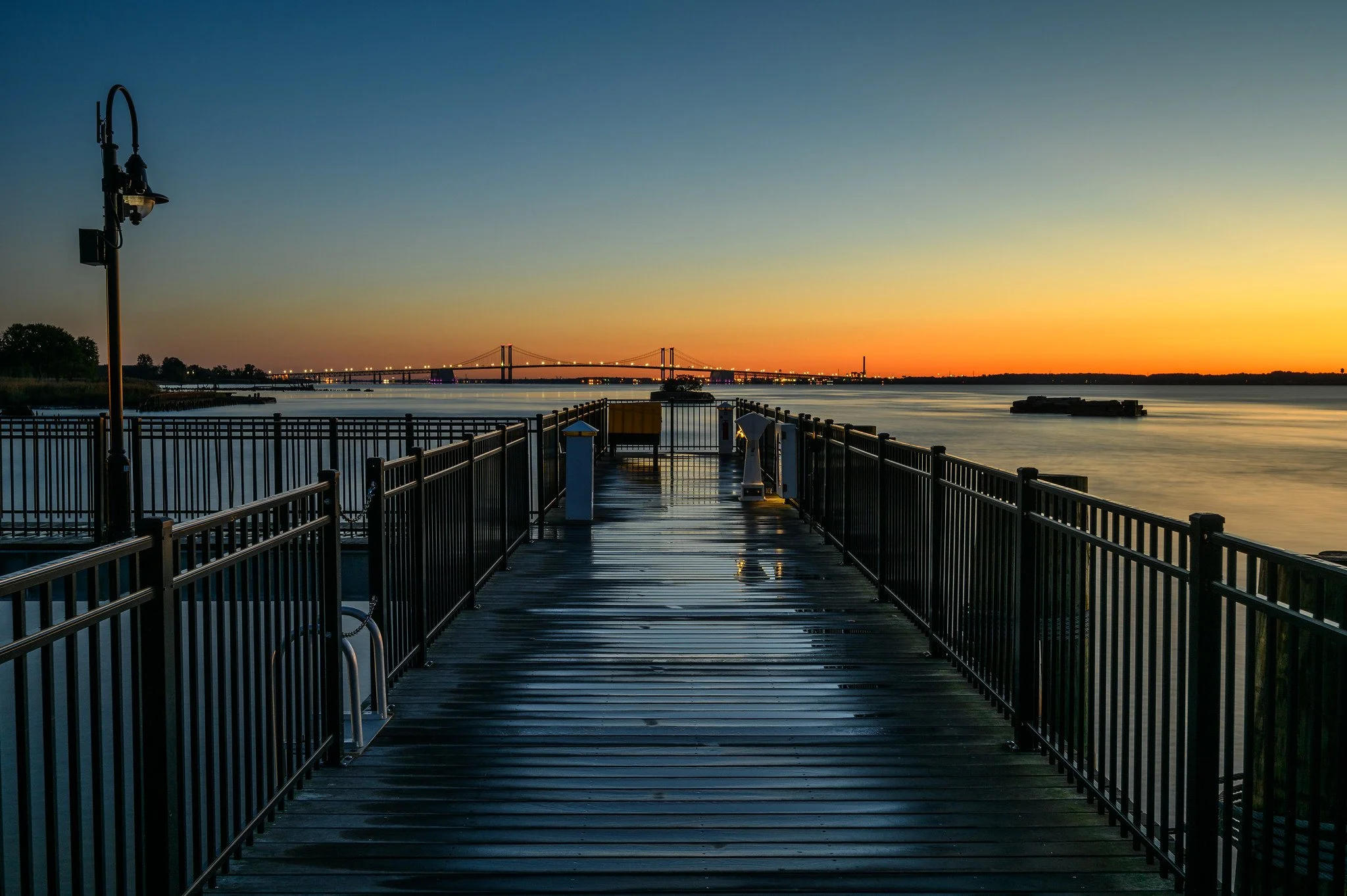 The Pier at New Castle Delaware River