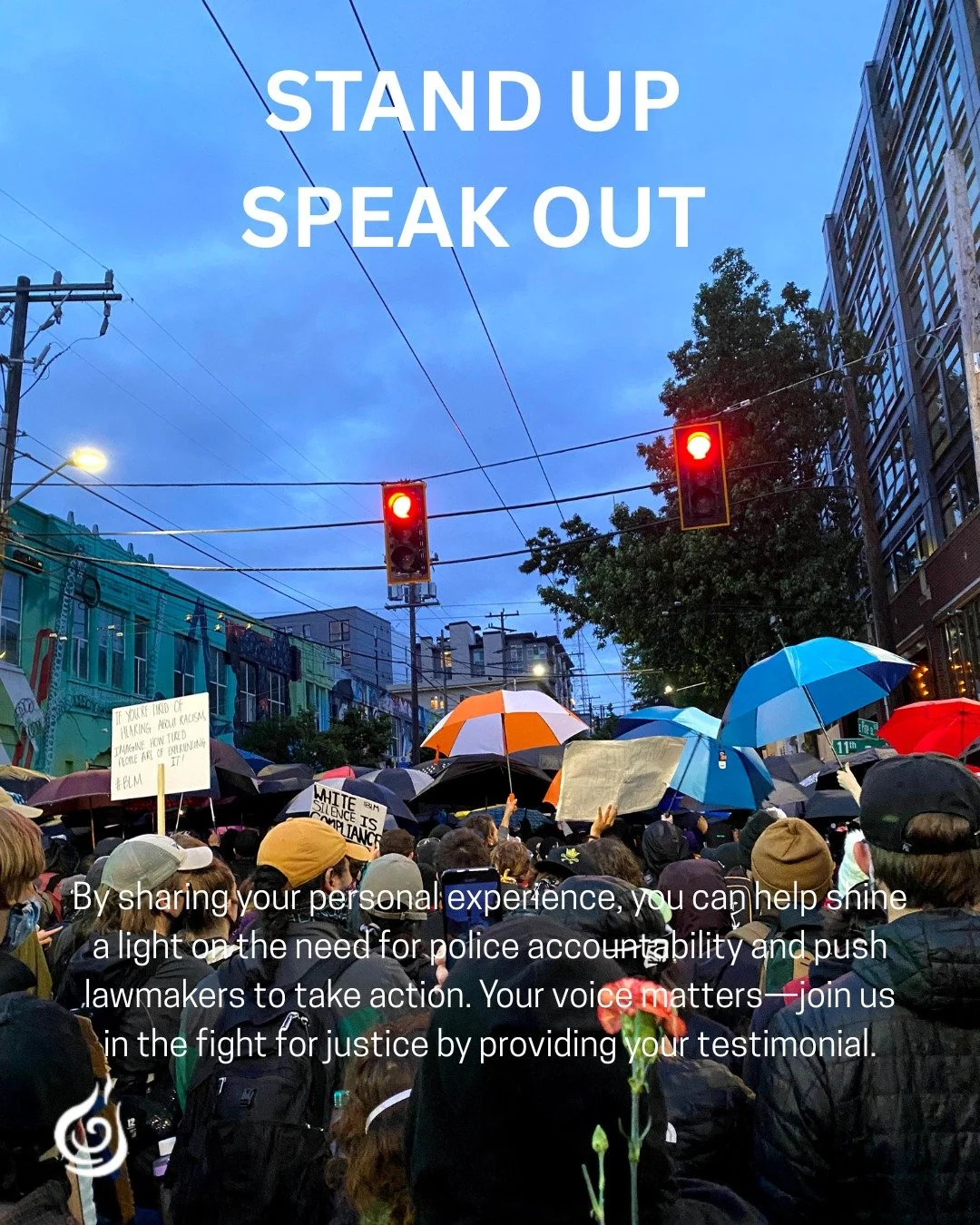 ❤️ Share how police violence has affected you, your family, or your community. Emotional, personal stories are impactful and help us hold police accountable!

https://wcforpa.org/stand-up-speak-out