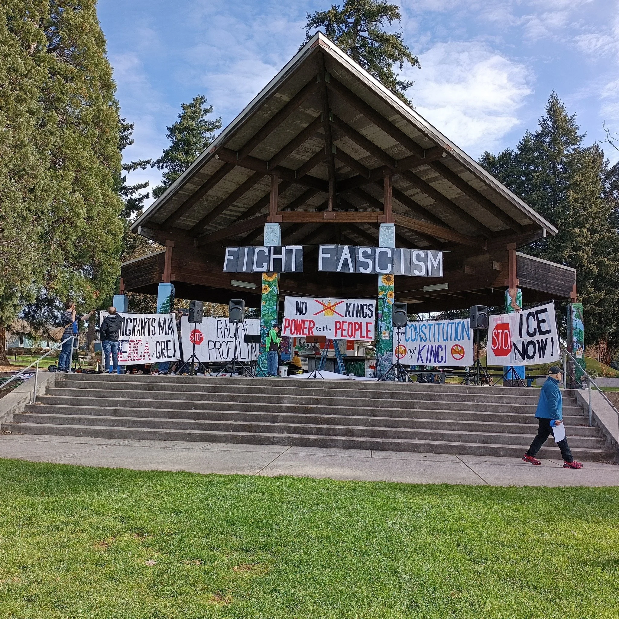 WCPA's Southwest Region showing up at No Kings Day!