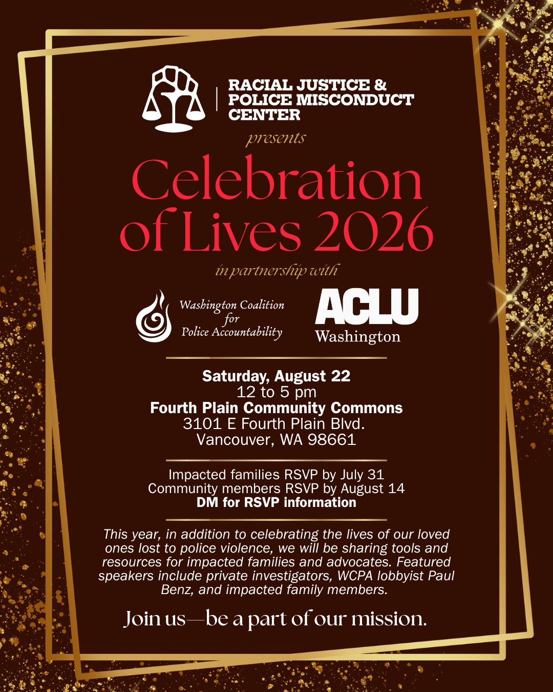 Highlights from the 3rd Annual Celebration of Lives