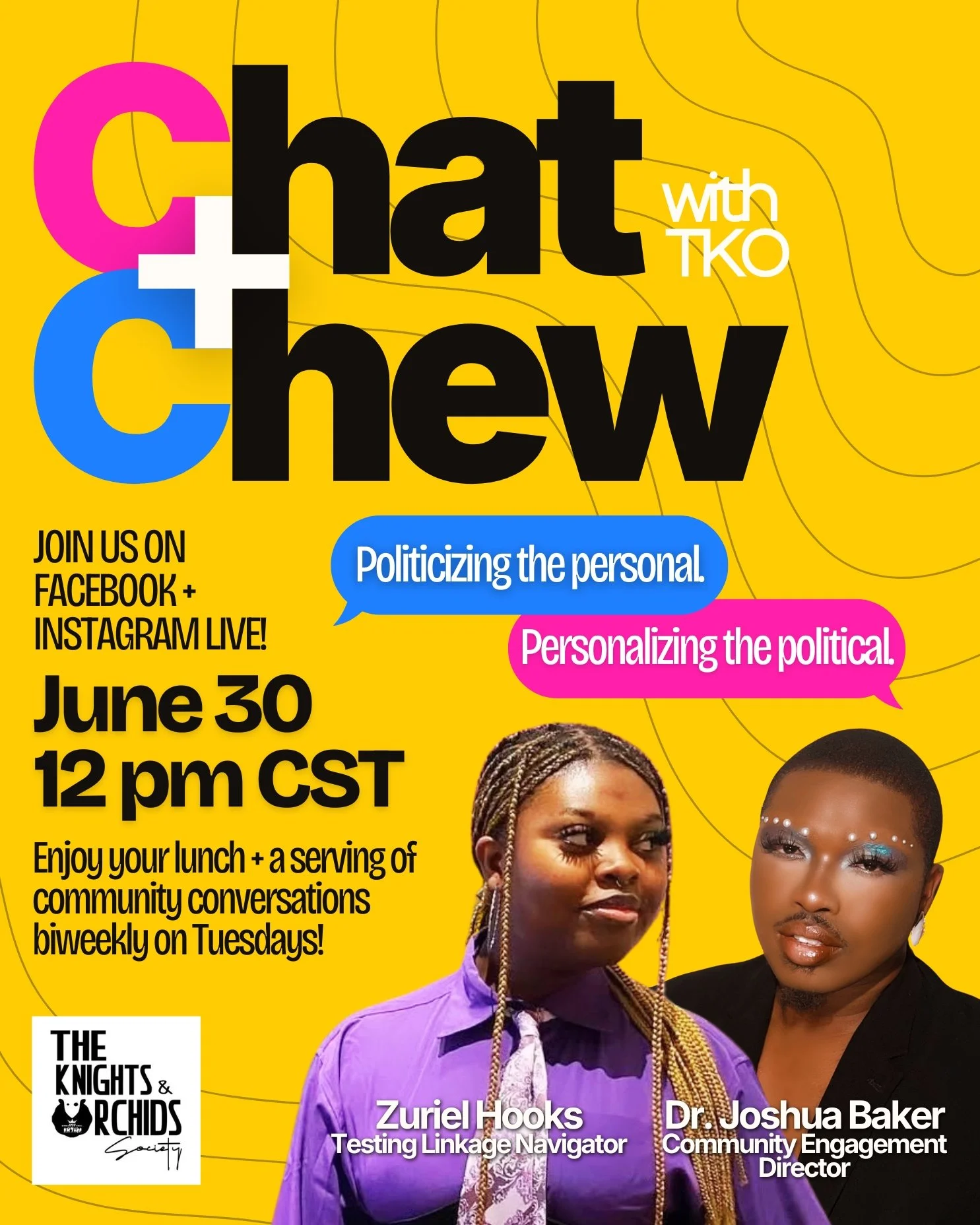 Chat + Chew with TKO! 