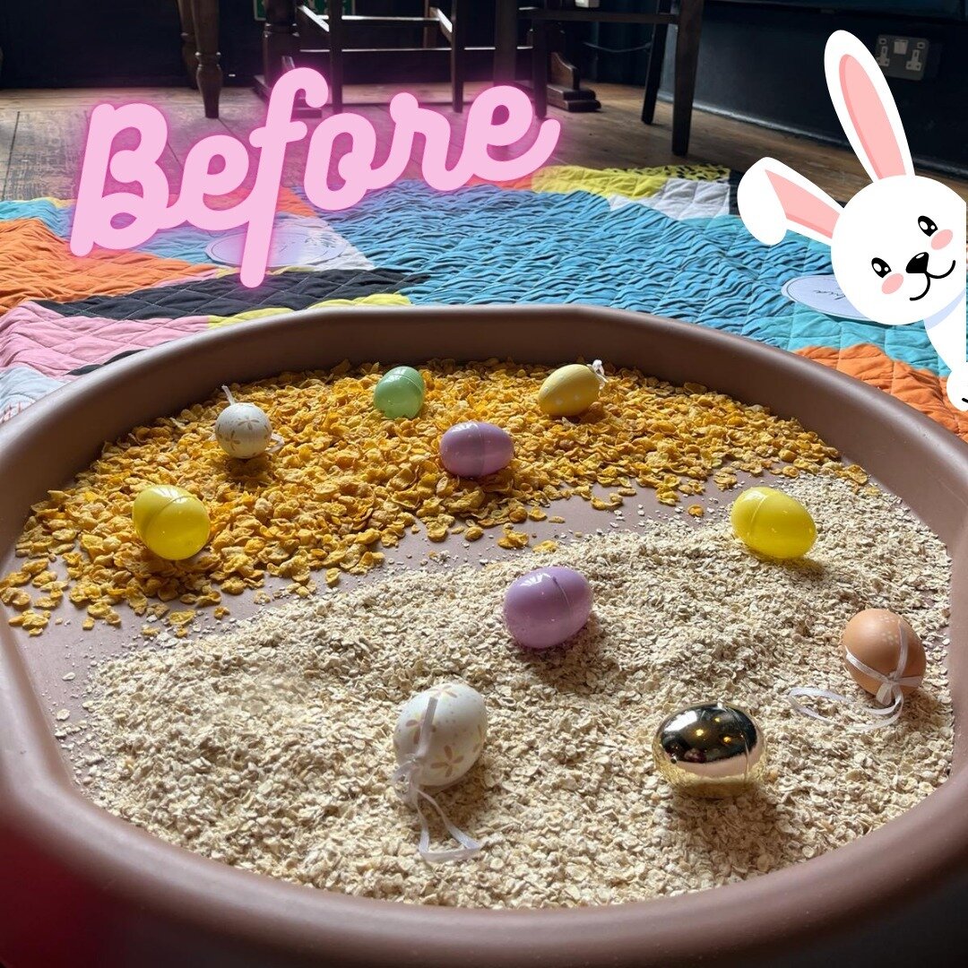 Easter vibes at our latest toddler Gathering. Swipe to see just how much fun the kids had! Everyone's favourite spot to play is always IN the tuff tray 😂

We love the creativity and effort that our facilitators put into the setups to ensure the litt