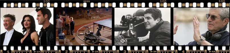 Cinema tape featuring pictures from the Mulholand Drive set and press run.