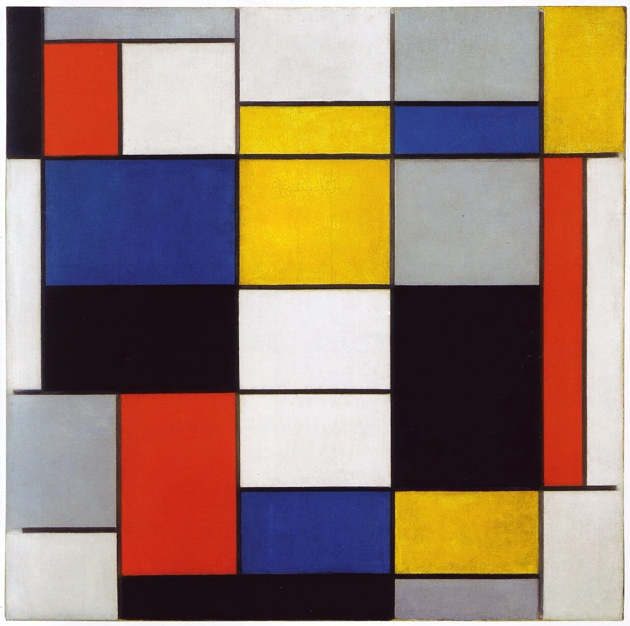 Mondrian, Piet. Composition A. 