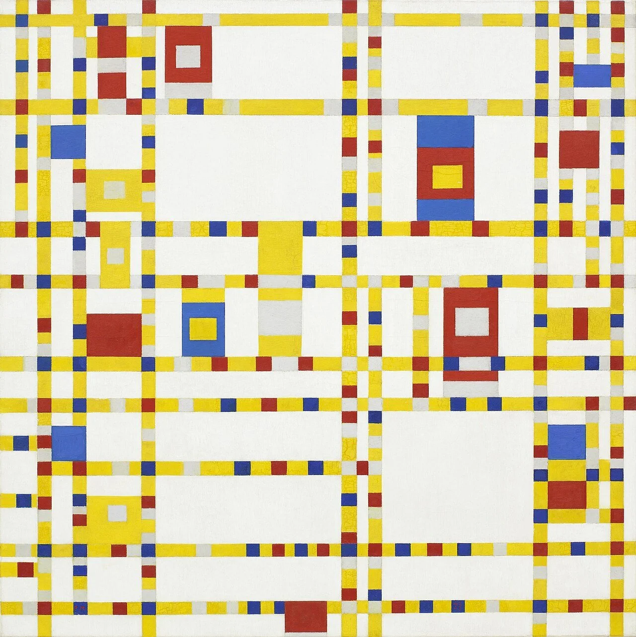 Piet Mondrian: capturing universal equilibrium through opposing forces. 