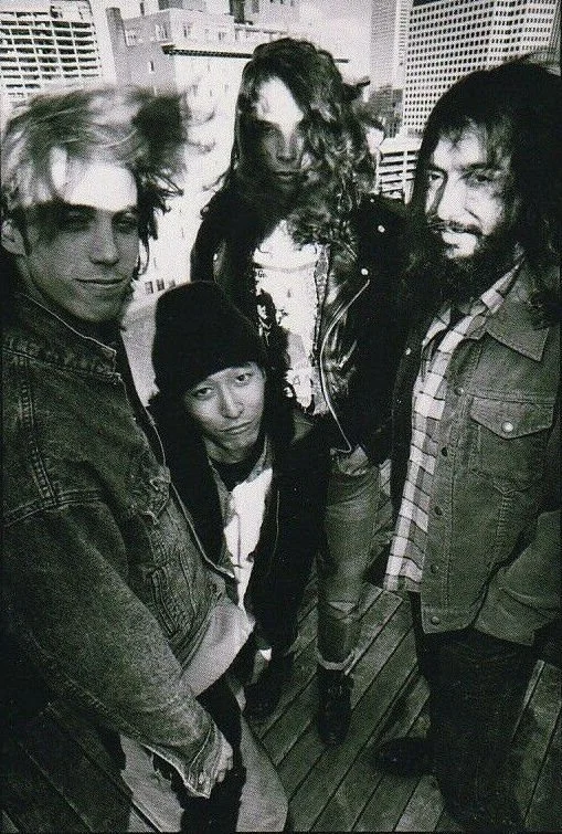 Soundgarden band shot in 1987, Seattle.