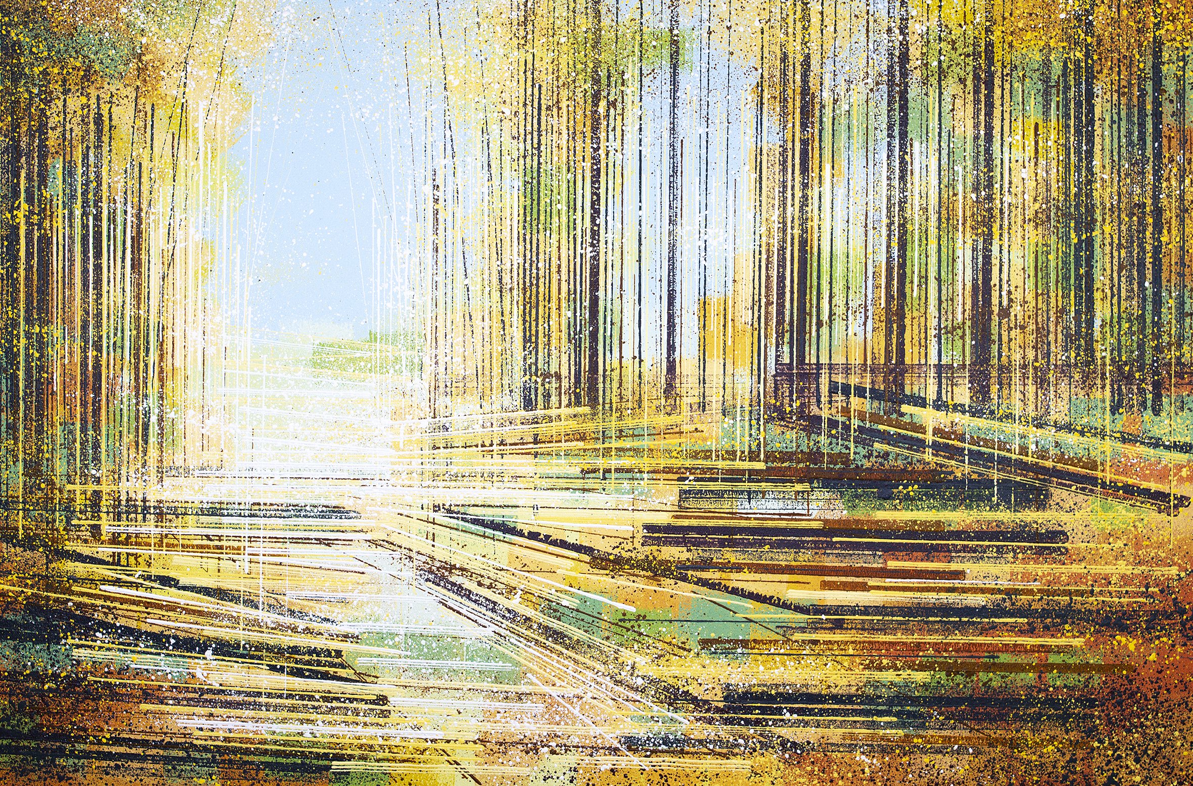 Autumn Trees Composition II