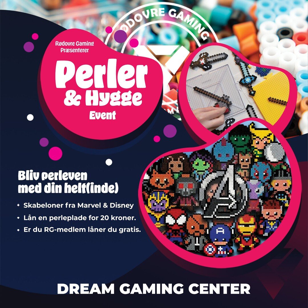 𝗕𝗹𝗶𝘃 𝗽𝗲𝗿𝗹𝗲𝘃𝗲𝗻 𝗺𝗲𝗱 𝗱𝗶𝗻 𝗵𝗲𝗹𝘁!😍
L&oslash;rdag 1. Oktober kl: 12-16

R&oslash;dovre Gaming byder dig velkommen, hvor du kan skabe din egen helt. Er du barn, ung, voksen s&aring; ta' din ven, barn, for&aelig;ldre, bedstefor&aelig;ld