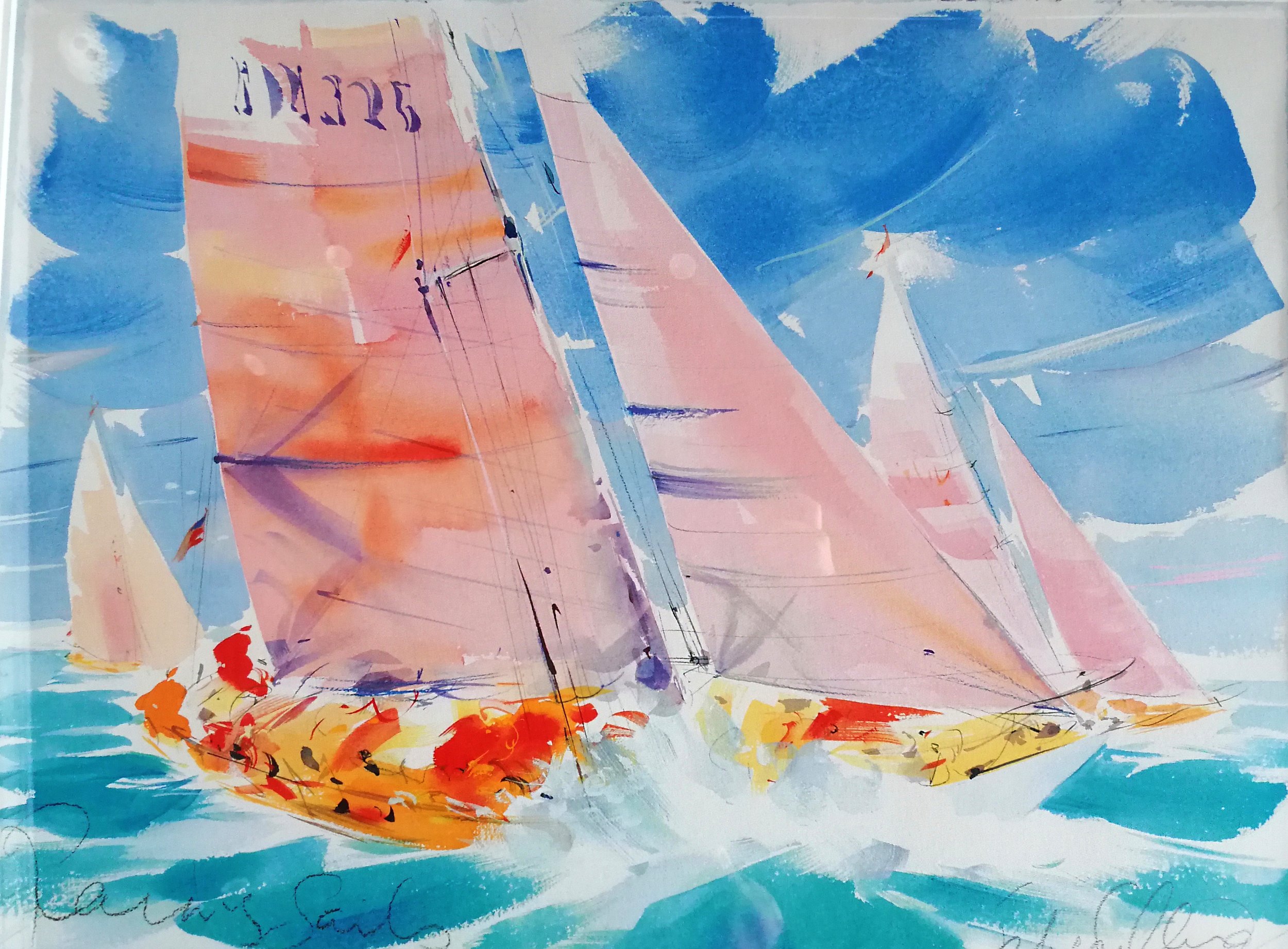 'Racing Sails' by Jake Sutton