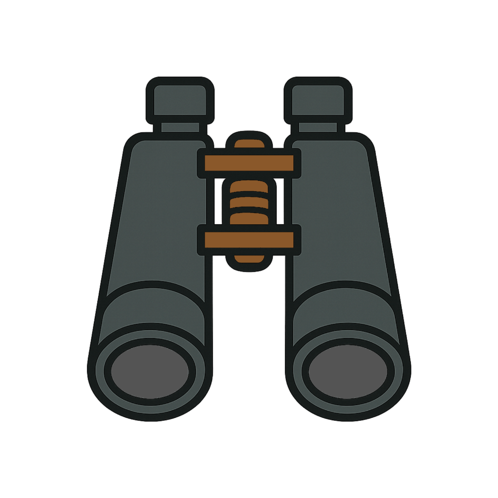 Illustration of binoculars