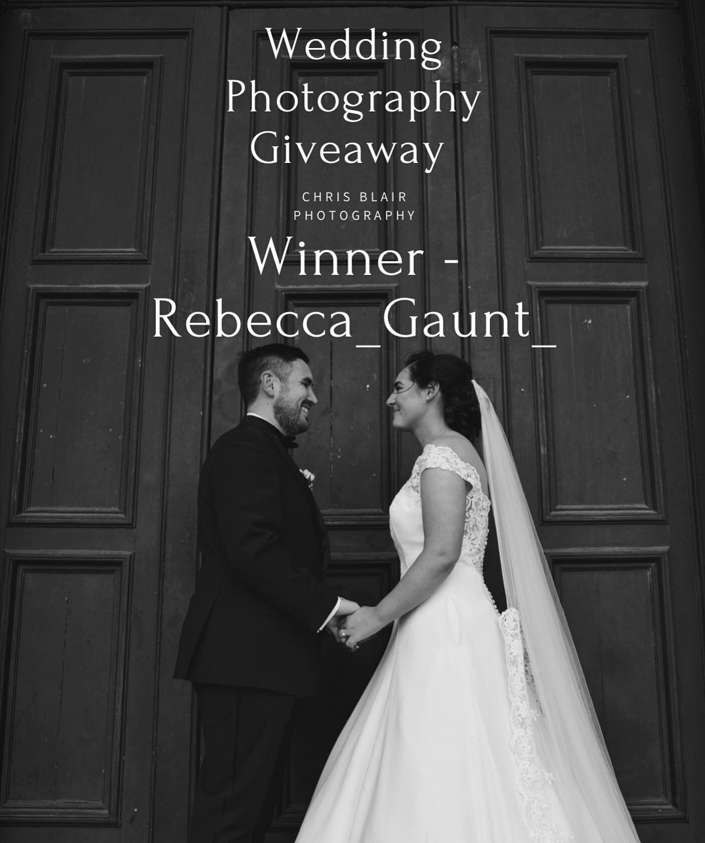 Congratulations to @rebecca_gaunt_ on winning the full day wedding photography giveaway 🤩. Thank you to everyone that entered and be on the look out for future giveaways.
Everyone have a wonderful Christmas and New Year 🎄