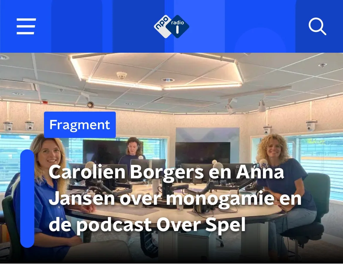 Anna Marah Jansen en Carolien Borgers Spraakmakers Radio Podcast Over Spel