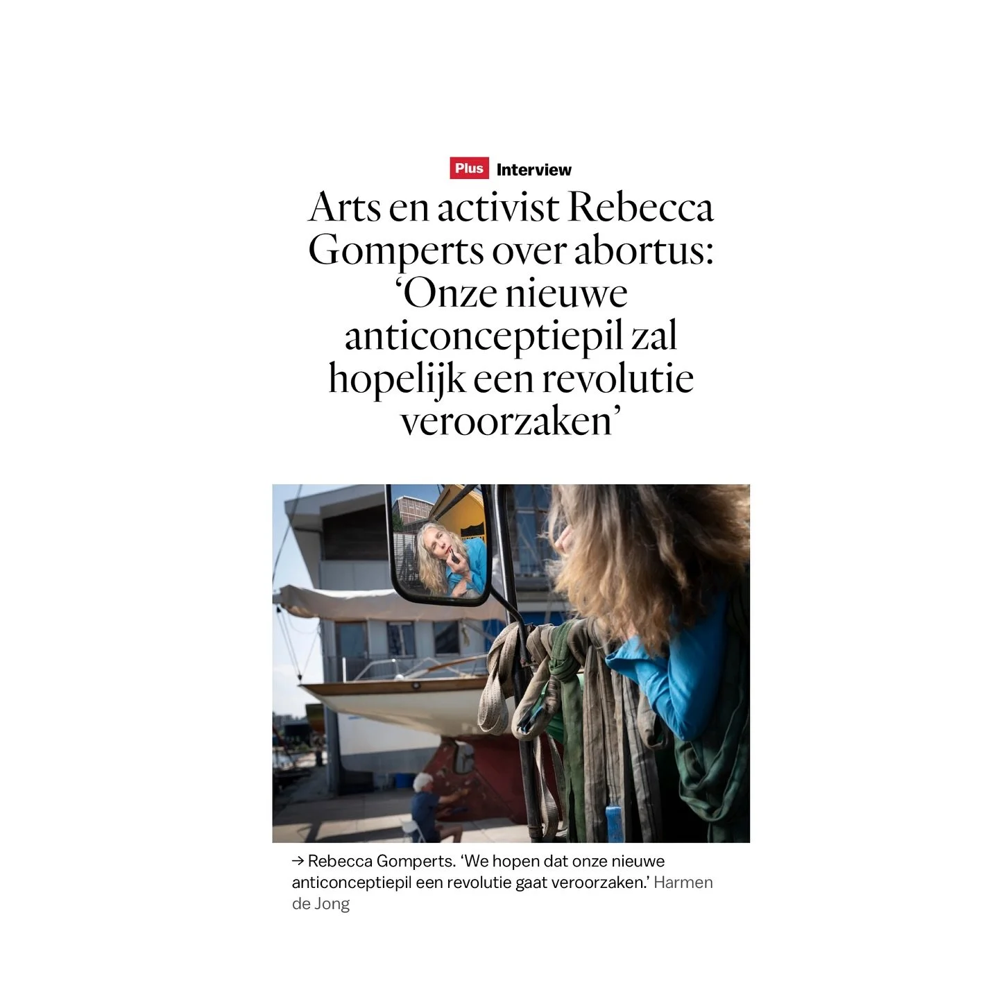 &ldquo;Het vrouwenlichaam is politiek geworden&rdquo;, aldus @rebeccagomperts 💙🌊 &amp; WANNEER haalt Nederland abortus EINDELIJK uit het Wetboek van Strafrecht?! 

💊Plus: info over nieuwe anticonceptie, aanmelden via womenandmore.org

#womenonwave