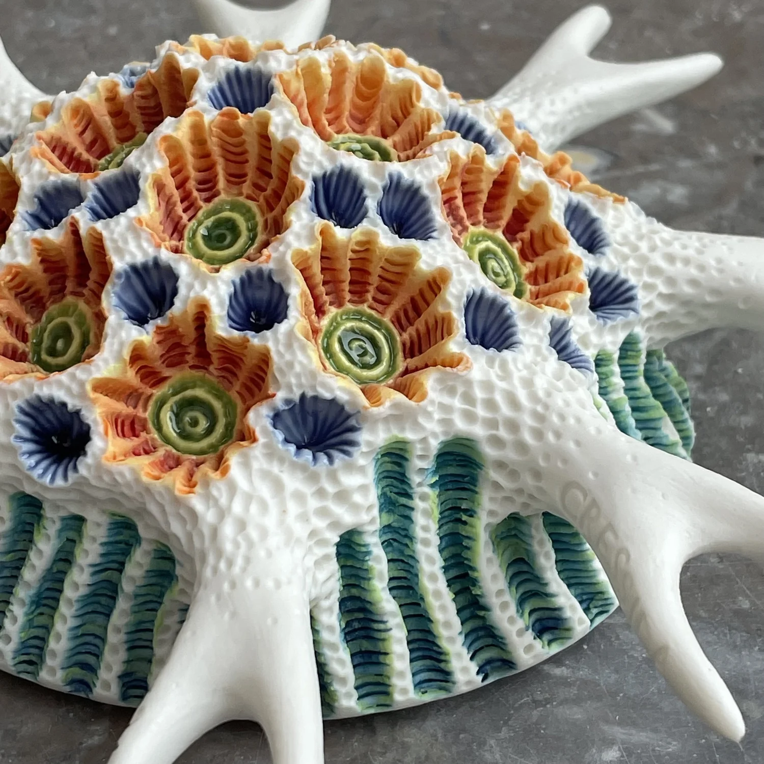 CRESSIDA Coral Moon Wall Sculpture — seaurchin