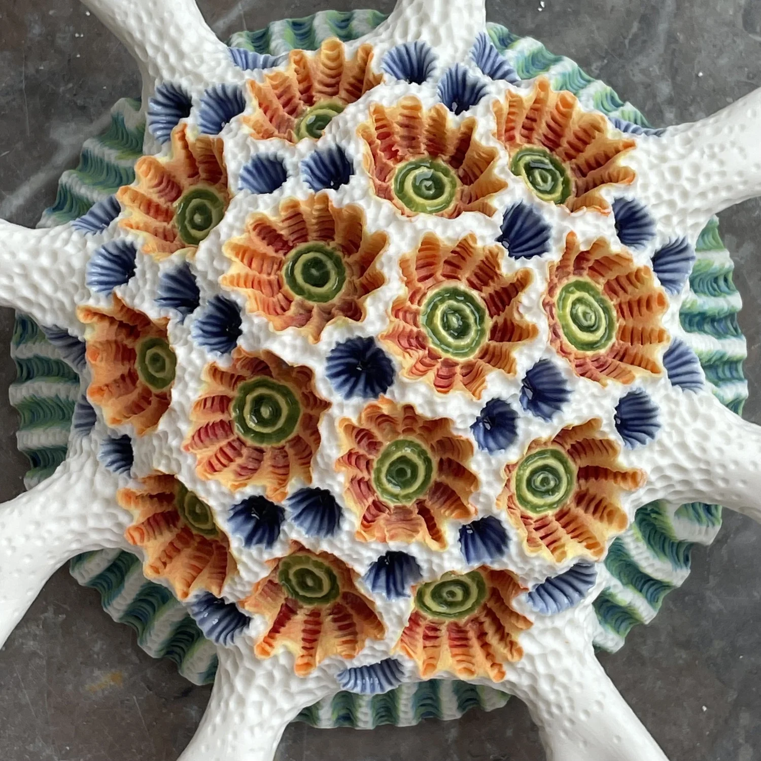 CRESSIDA Coral Moon Wall Sculpture — seaurchin