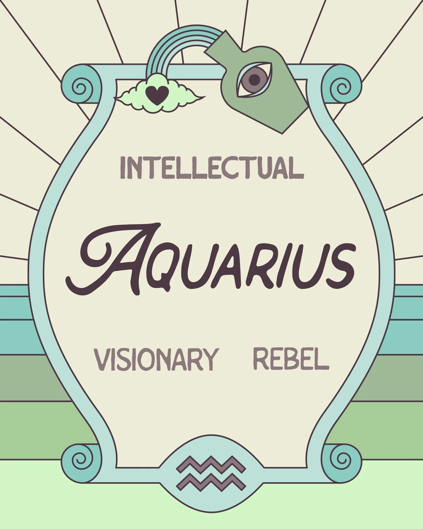 It&rsquo;s time to start thinkin&rsquo; outside the box because it&rsquo;s officialyyyy Aquarius SZN!!♒️🌬️🧚&zwj;♀️

These eccentric air signs are here to remind you to have a little more fun, and enjoy life to the fullest🤩 Put them in a fun sweate