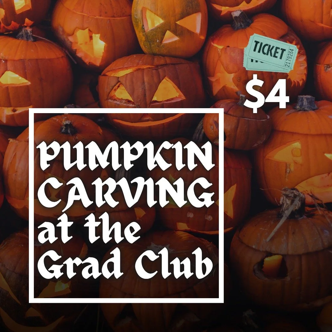 Join us for a fun evening carving 🎃  jack-o-lanterns 🎃 for Halloween! Share in the Halloween tradition with us.
 
For our members new to Canadian traditions, did you know that we carve faces into hollowed out pumpkins and then put a small lit cand