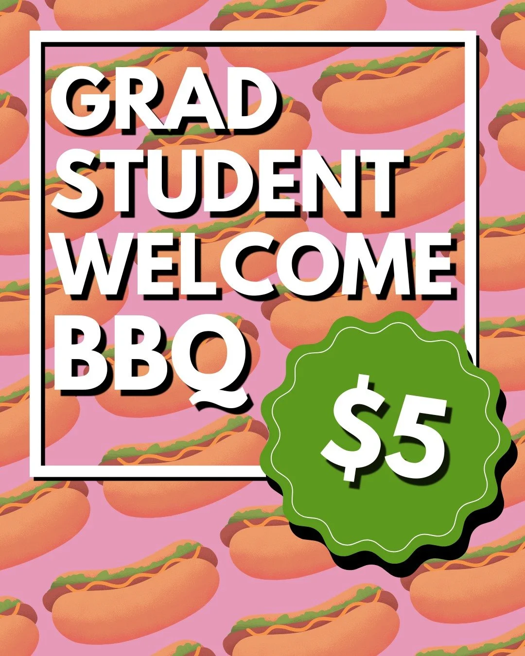 🌭Join the SOGS Orientation and Social Committee for a low-key Welcome to Grad Life BBQ at the Grad Club. Meet fellow grads, both new and returning, and enjoy some delicious food to kick off the summer term.
 
🎟️ Tickets are $5 for SOGS members.
 
❓