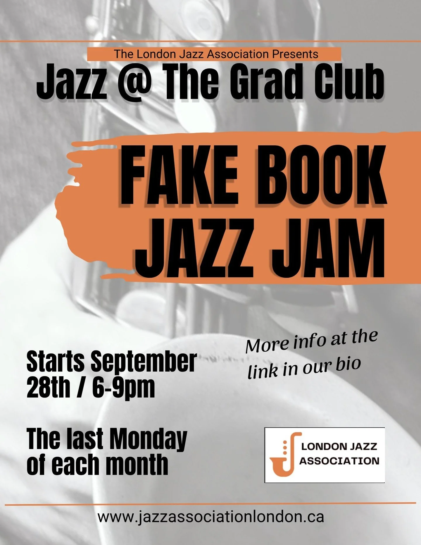 Jazz is coming to the Grad Club! The Fake Book Jazz Jam returns. 

📆 Monday, October 26th, 2026
⏰ 6&ndash;9 p.m.
📍 the Grad Club
🔁 Held the last Monday of each month
🎺 There will be a house band each night if you just want to hear some great jazz