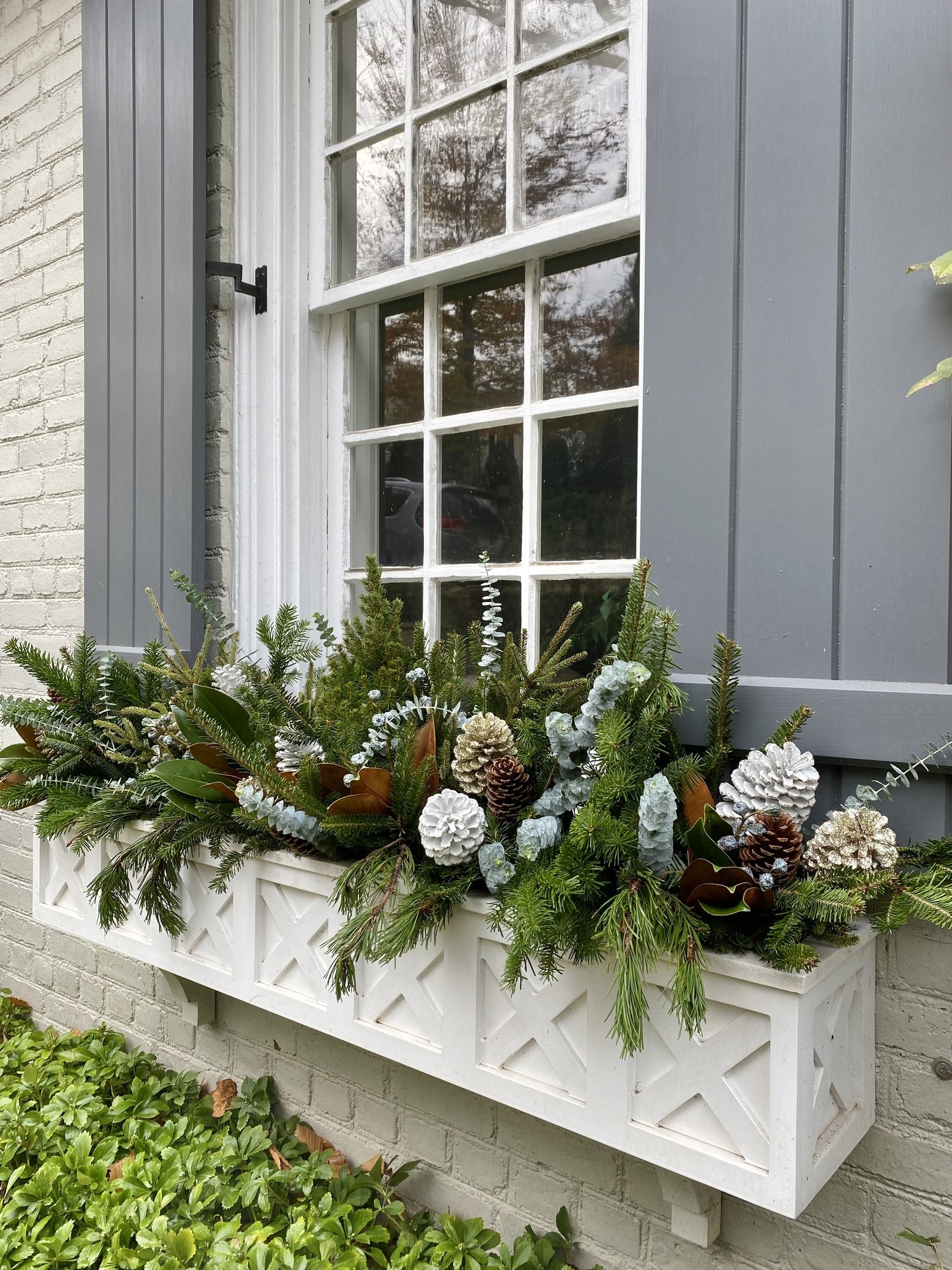 Winter and Holiday Planters, Container Gardens & Window Boxes ...