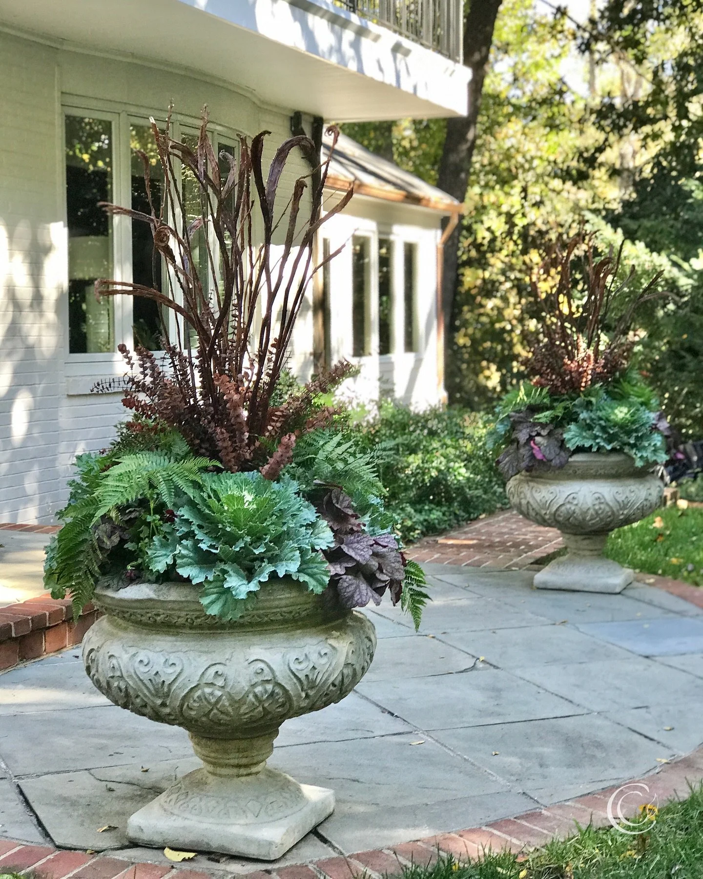 🙋&zwj;♀️Who&rsquo;s planting fall container gardens this weekend? ➡️ Swipe for some autumn urn inspiration. 

Have questions about any of these designs? Ask below&hellip;

#containergardeningideas #fallporchdecor #autumndecor #fallgardening #curbapp