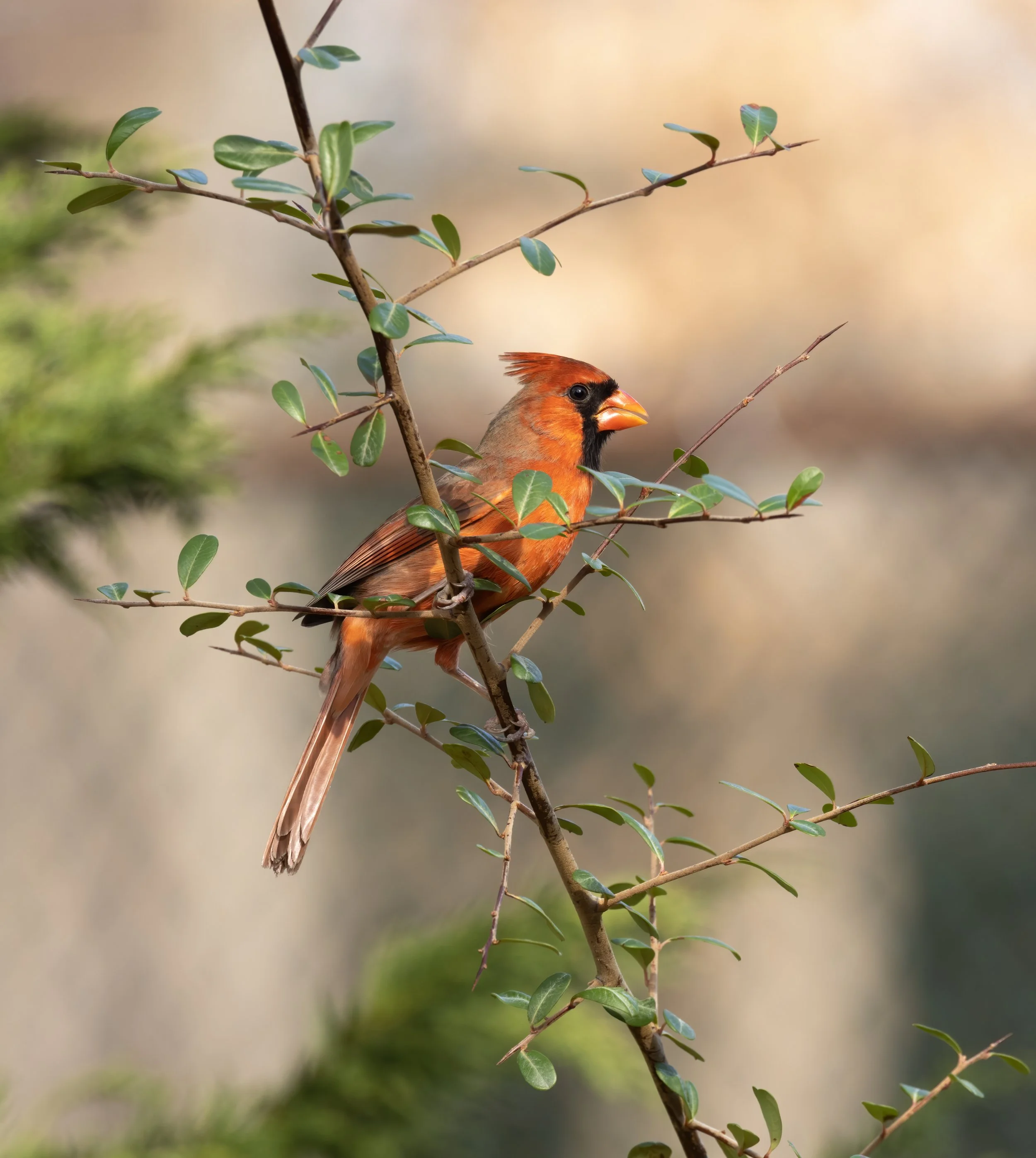 Northern cardinal (male), Virginia.
