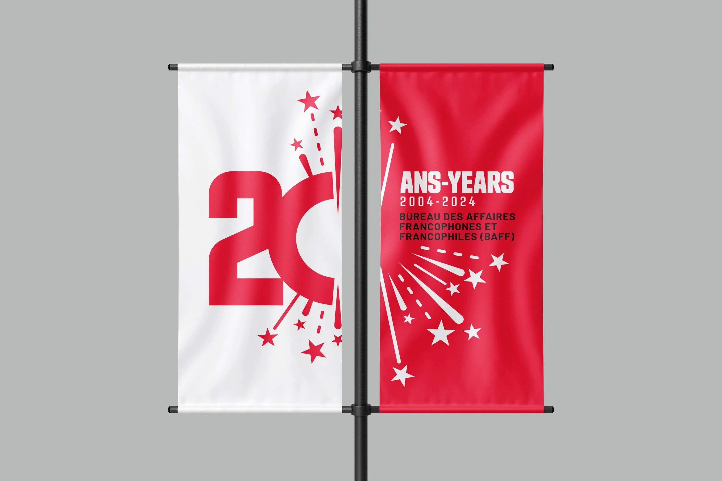 SFU - BAFF | 20th Anniversary | Logo - Street Banner