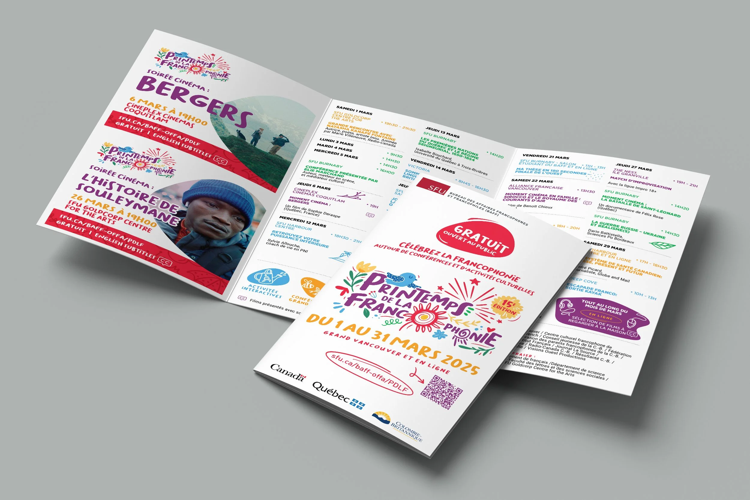 SFU - BAFF | Printemps de la francophonie | Program