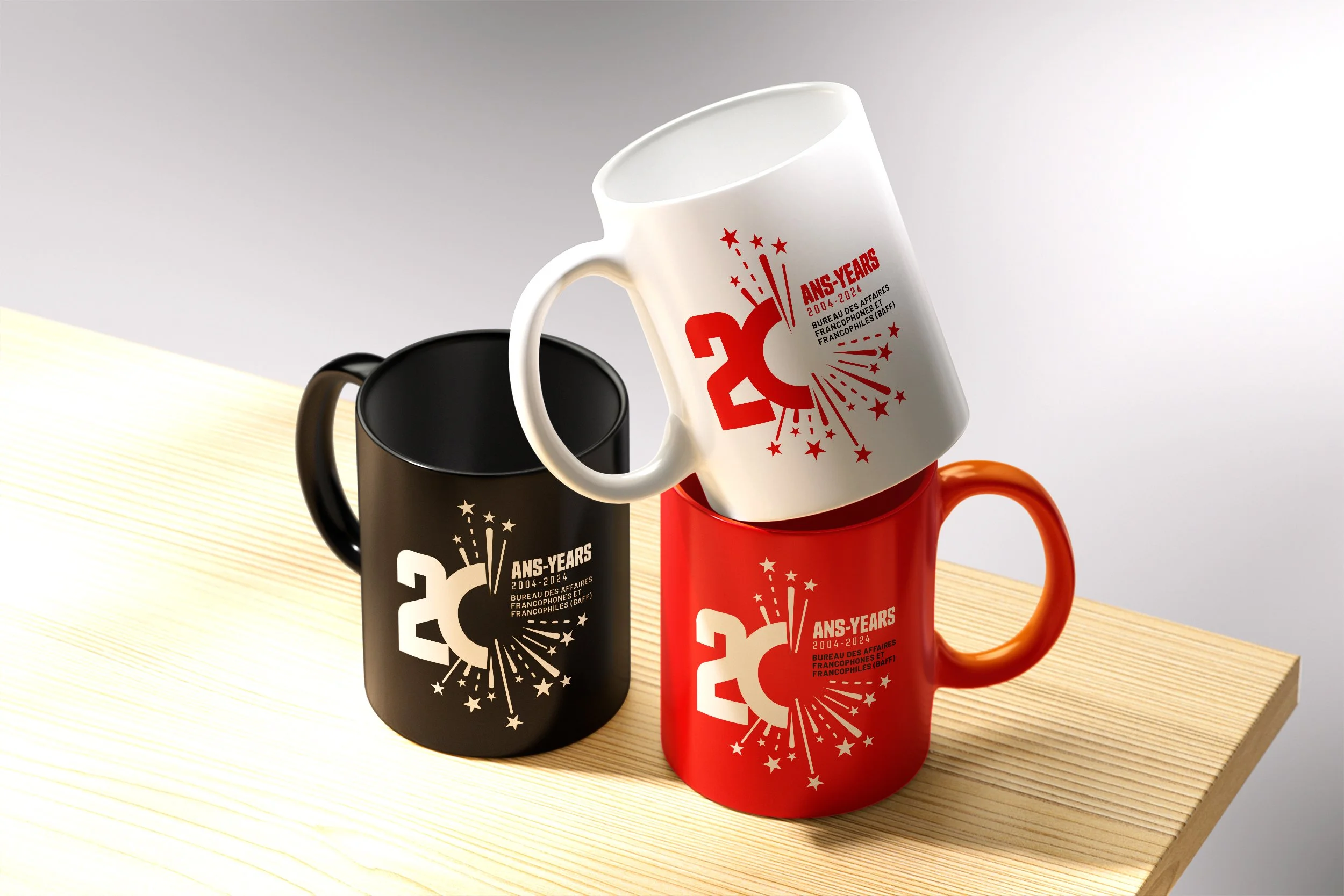 SFU - BAFF | 20th Anniversary | Logo - Mugs
