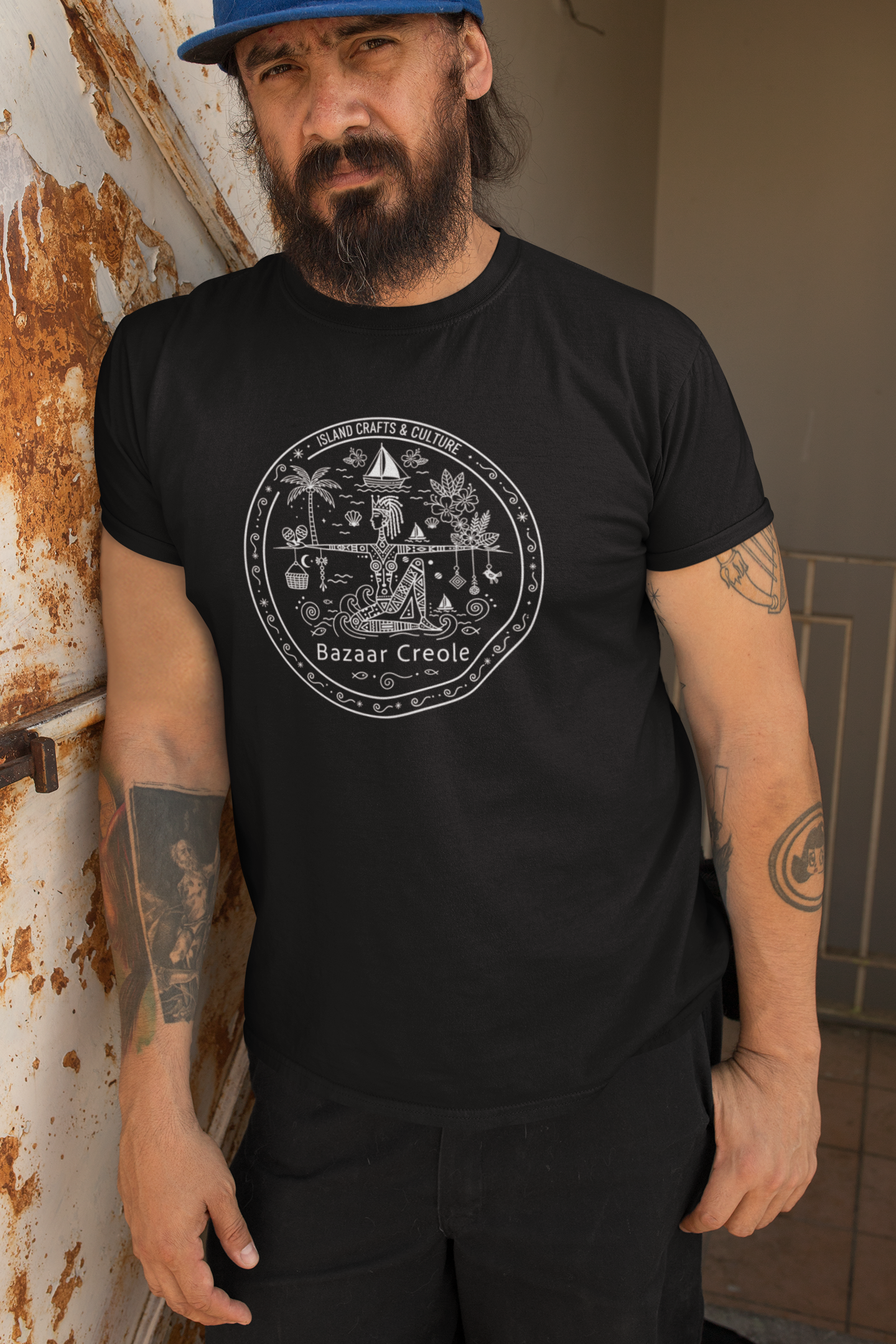 t-shirt-mockup-featuring-a-bearded-man-leaning-against-a-rusty-wall-32841.png