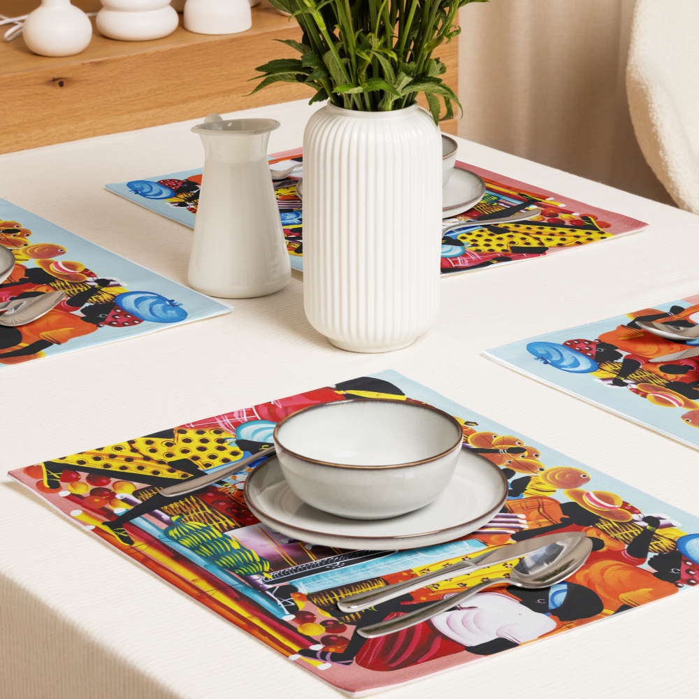 Machann Market placemat set