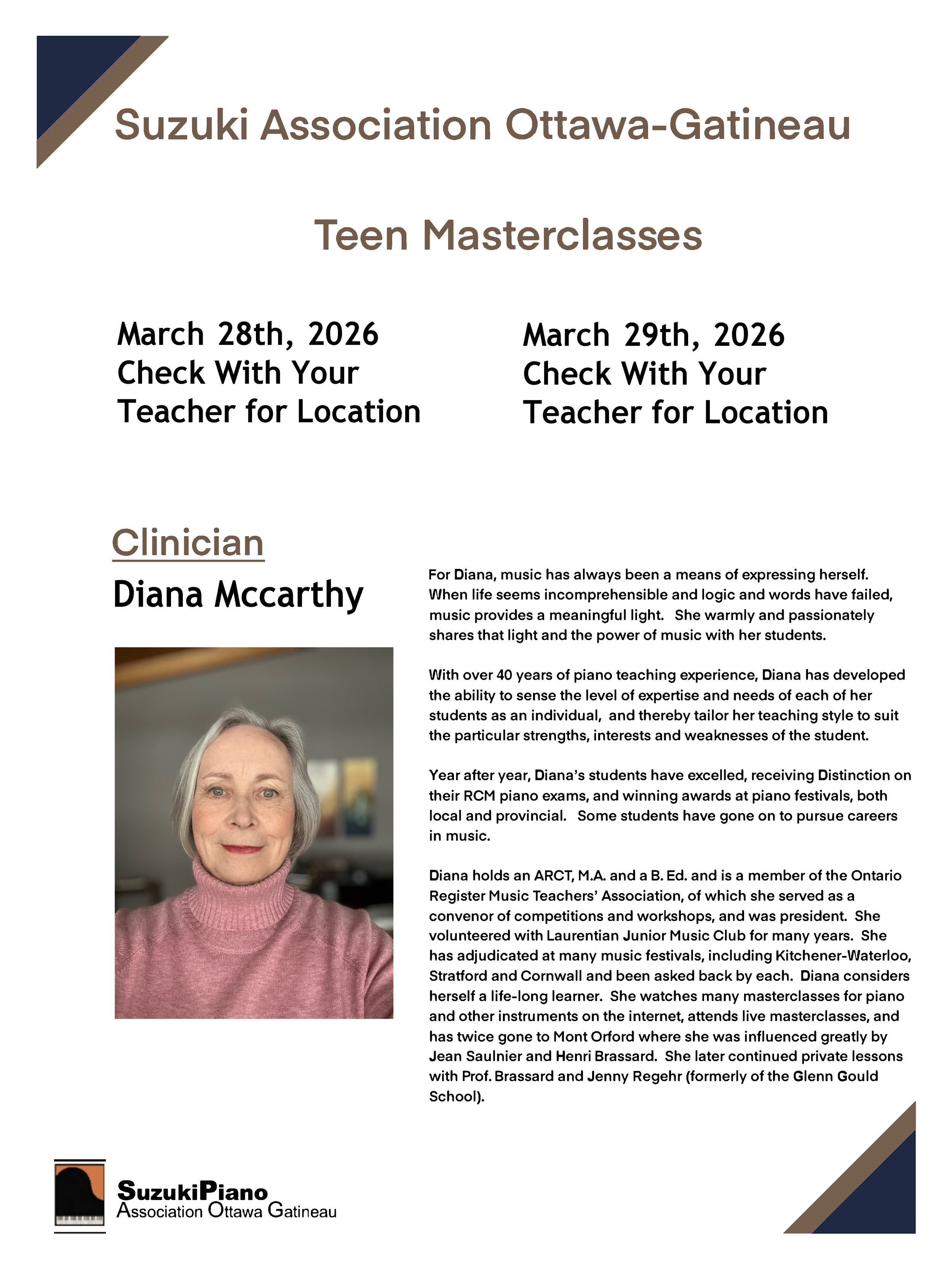 Group C Masterclass 2:00-7:00pm