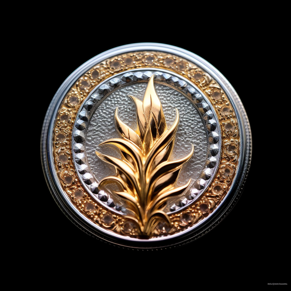 dream-industries_a_silver_and_gold_dual_plated_coin_depicting_a_a847ec9c-9a0e-4329-a060-8b5b7aa9bfad.png