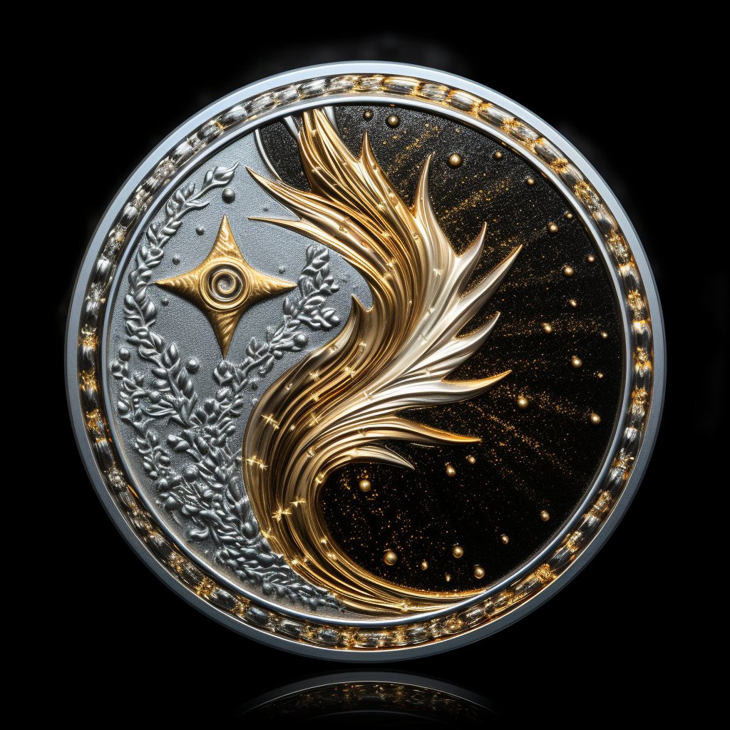 dream-industries_a_silver_and_gold_dual_plated_coin_depicting_a_cbfb3d63-9602-4d8e-a1e3-64e8bb217b96.png