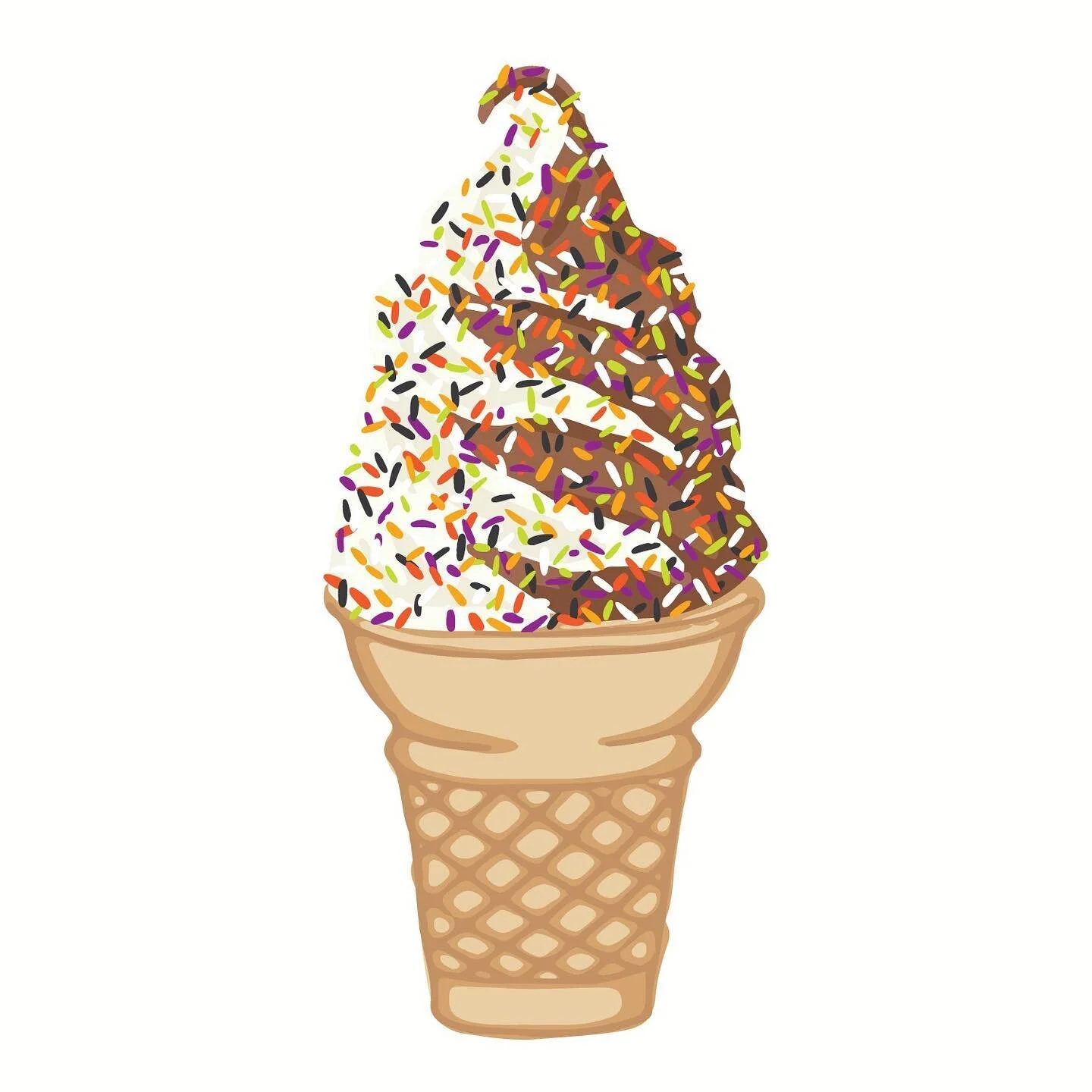 Ice-Scream Cone 🎃👻&hellip;&hellip;&hellip;&hellip;&hellip;&hellip;. #artlicensing #artlicensingagency #availableforlicensing #wallpaper #stationerydesign #wallartdecor #surfacepatterndesign #greetingcards #hoffmanfabrics #clothworkswa #dandelionfab