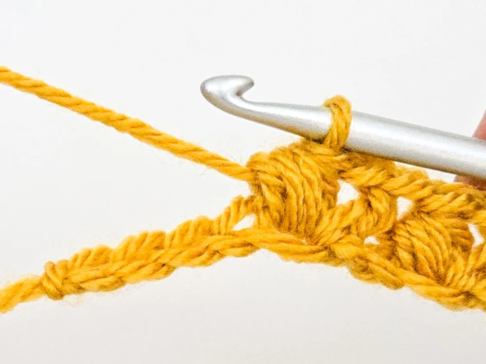 Just 4 chains remain at the end of the row.