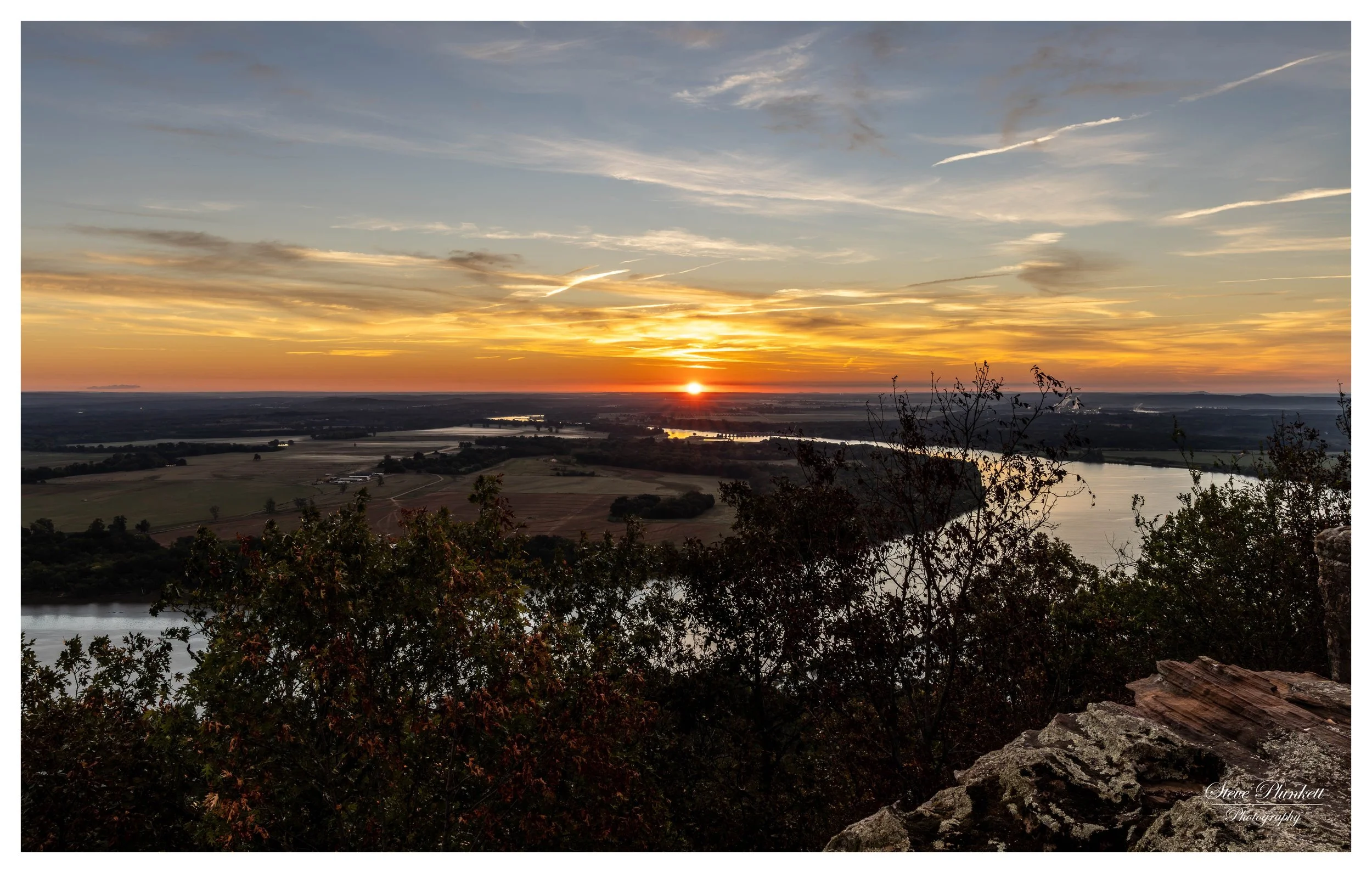 Stout's Point @ Petit Jean State park overlooking the Arkansas River.