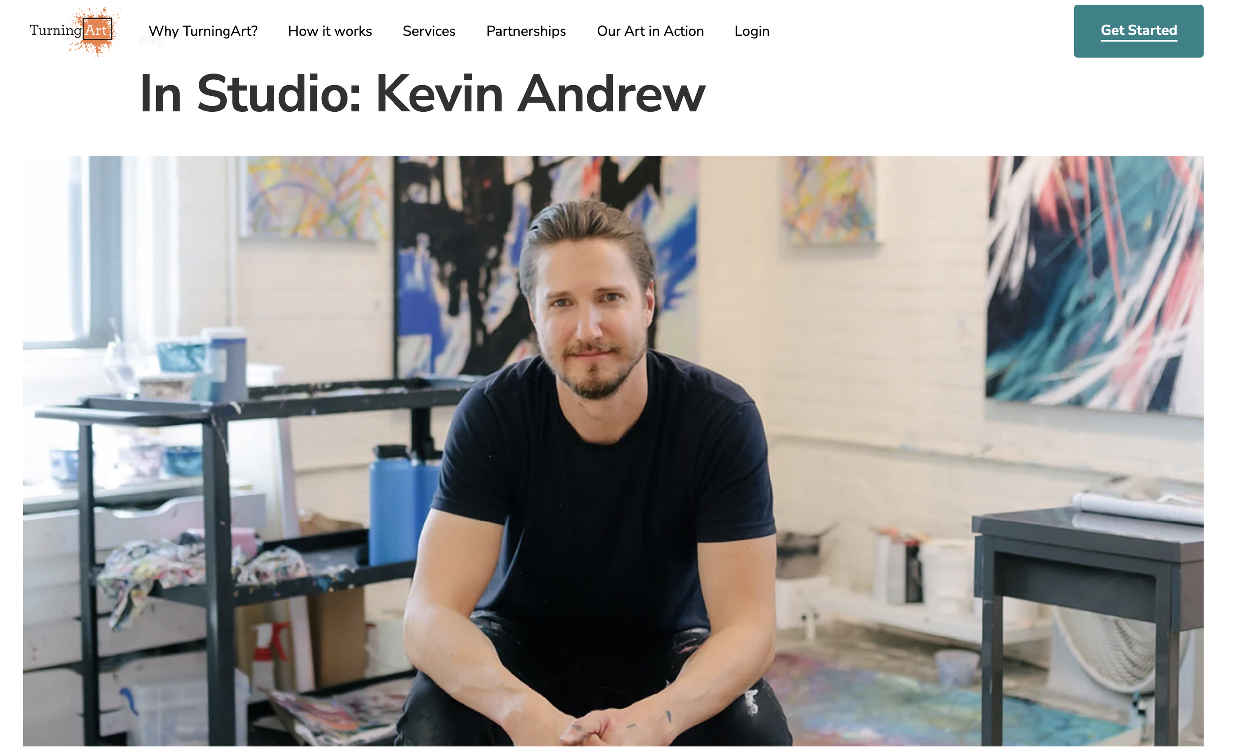 Turning Art - In Studio Article