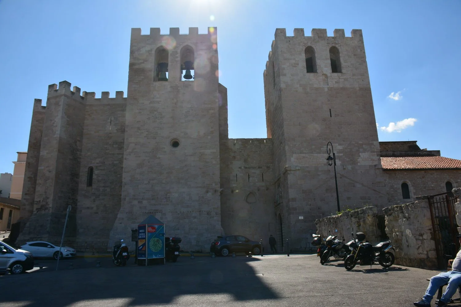  Outside of the Abbey of St Victor in Marseille. &nbsp; 