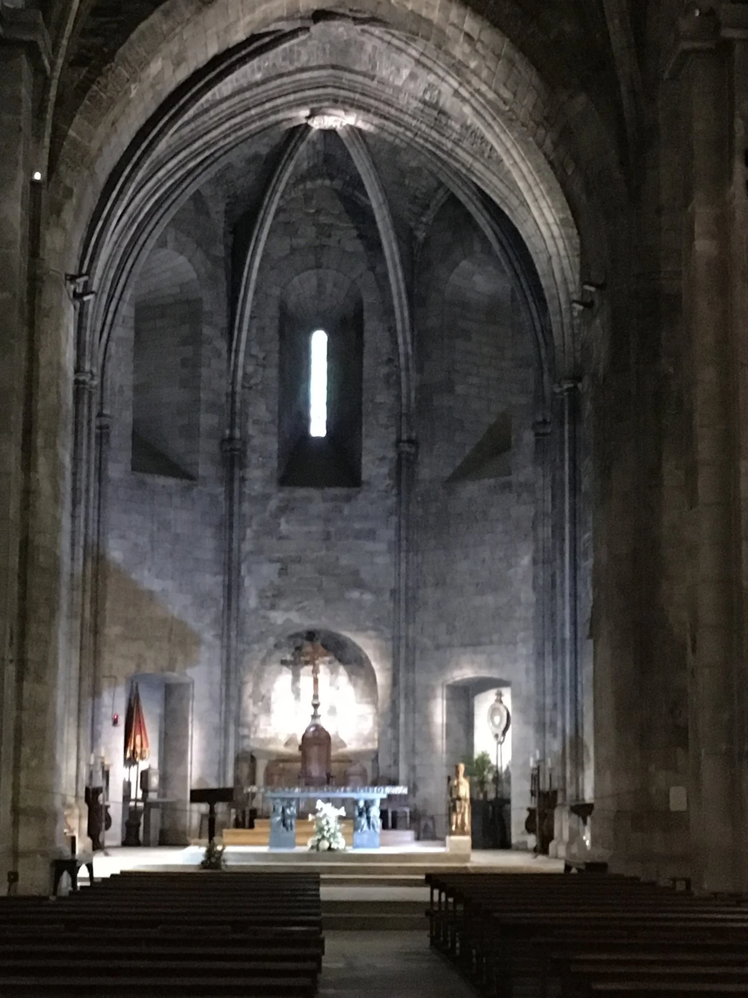  Inside Abbey.  