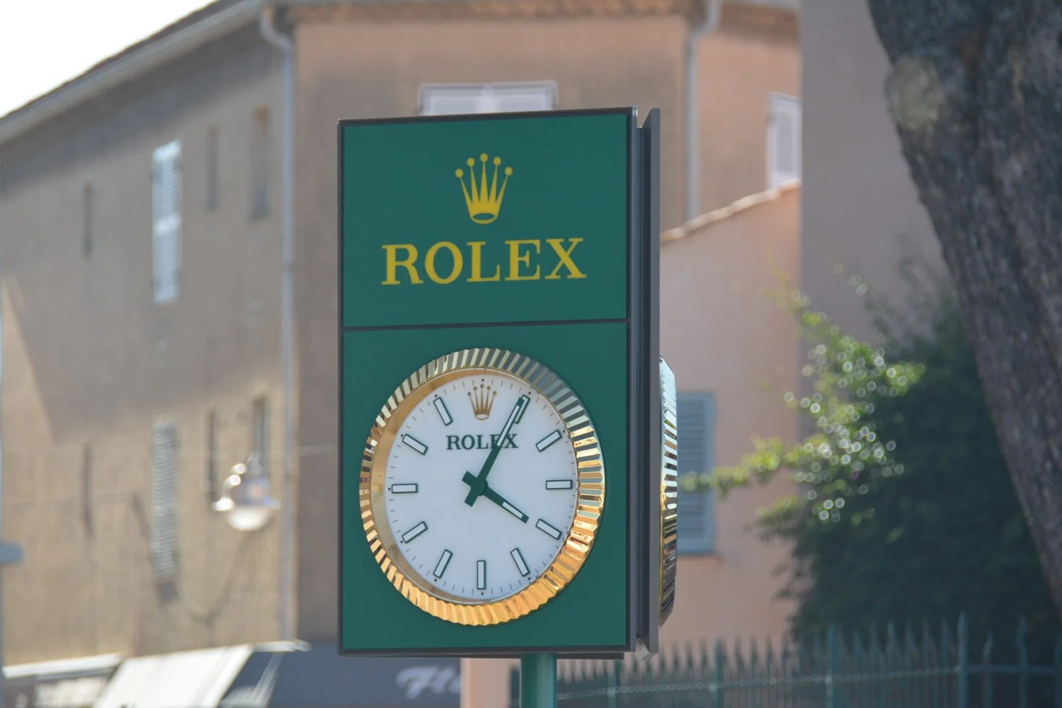  Only in St Tropez would you find “Rolex” city clocks (several around town). &nbsp; 