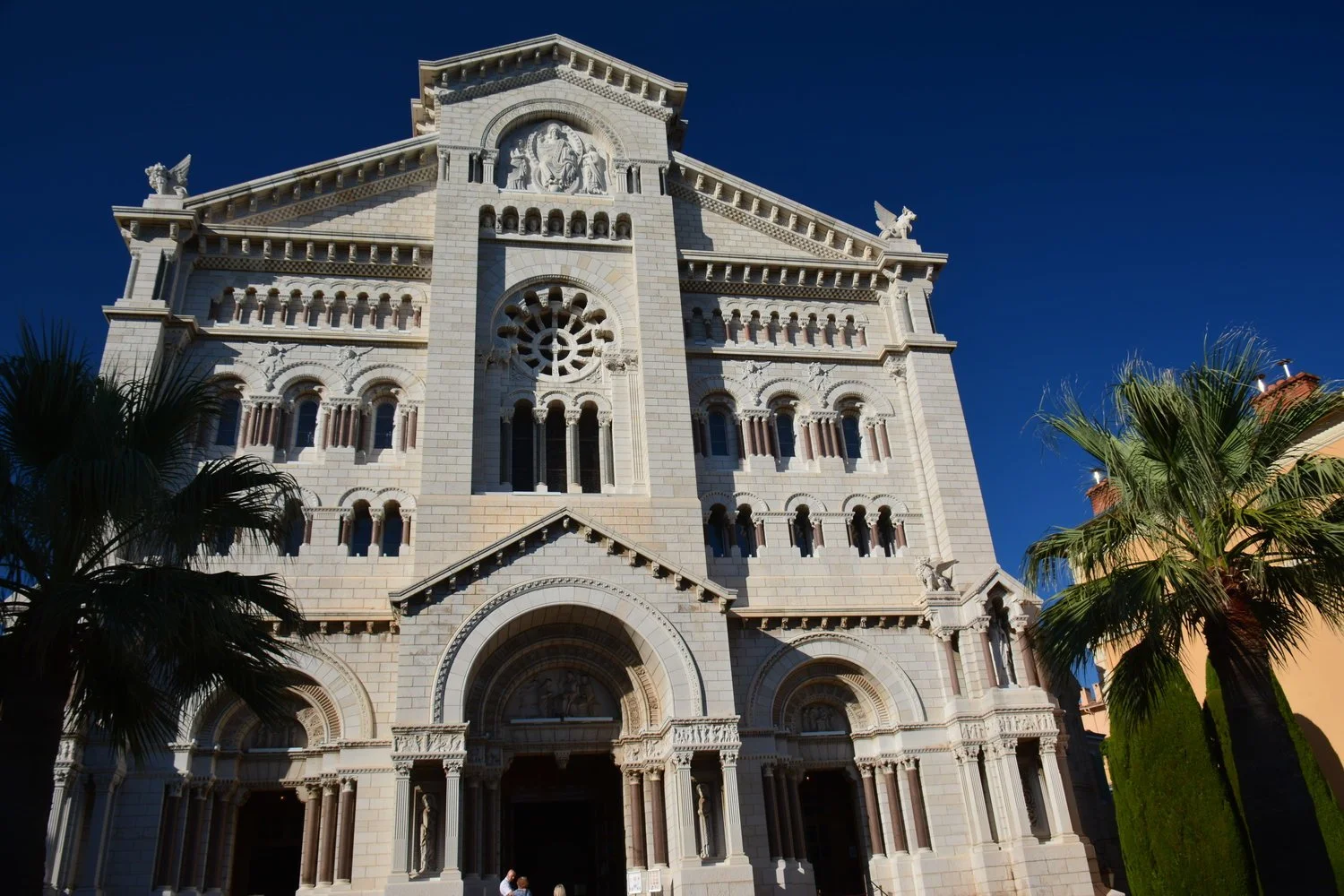  Monaco Cathedral. &nbsp;Saint Christopher is the patron Saint of Monaco. &nbsp;Lots of statues and paintings in and around the church in his honor. 