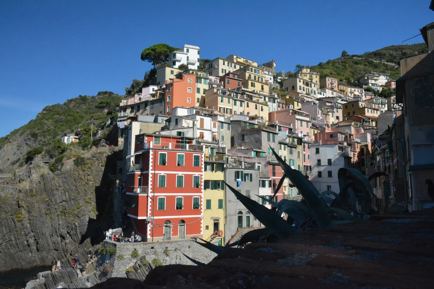  Close quarters if you live on a hill. Riomaggiore. 