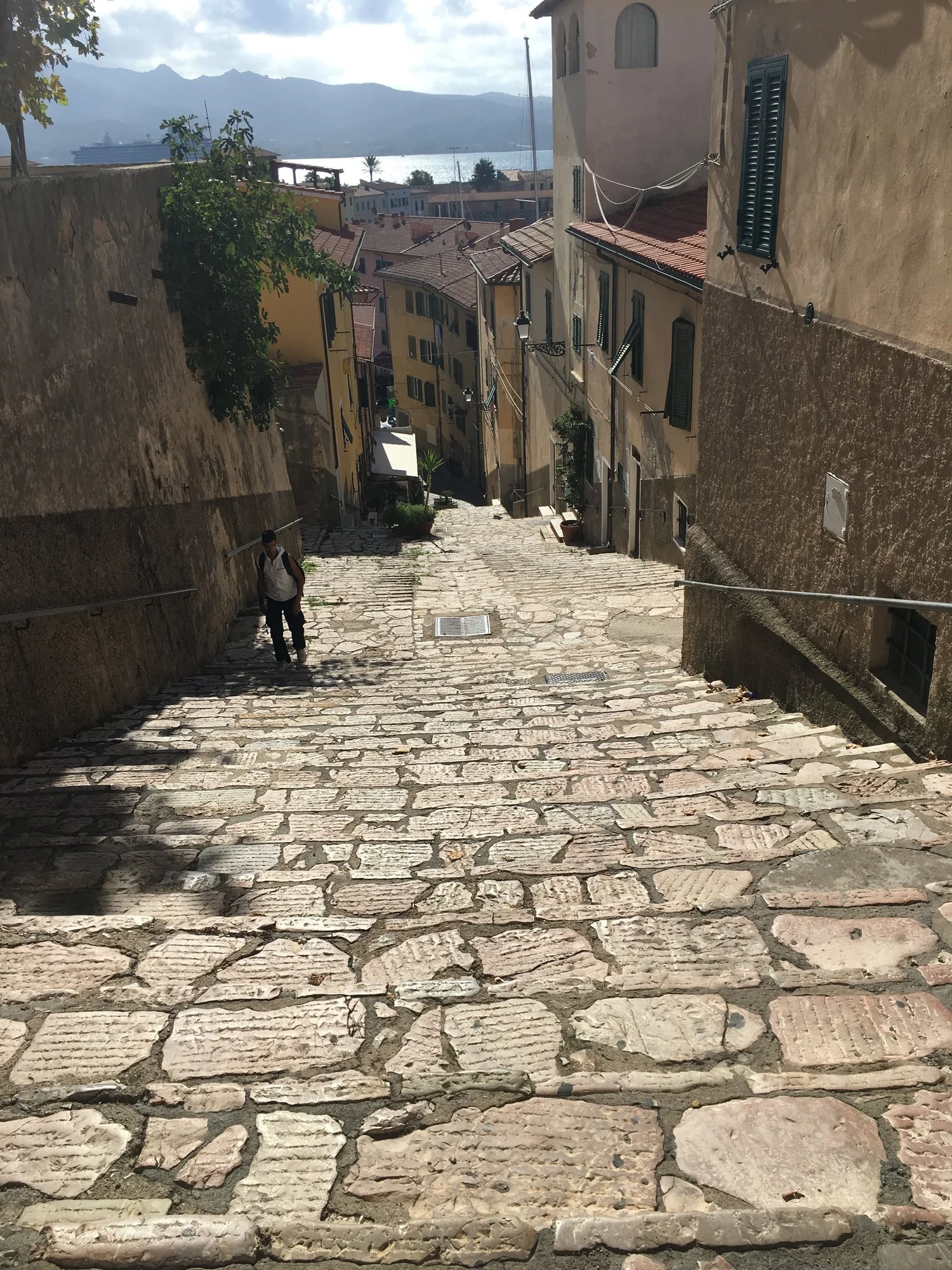  People in this town are either walking up hill or down.&nbsp; 