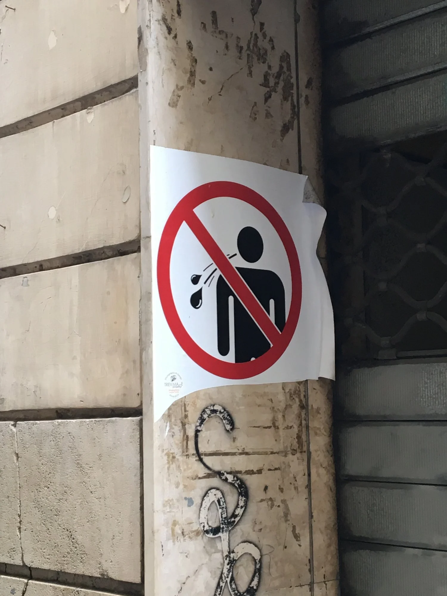 Dean likes to find unusual signs. This one did catch our eye. However, as you can see in next frame it gets better.&nbsp; 